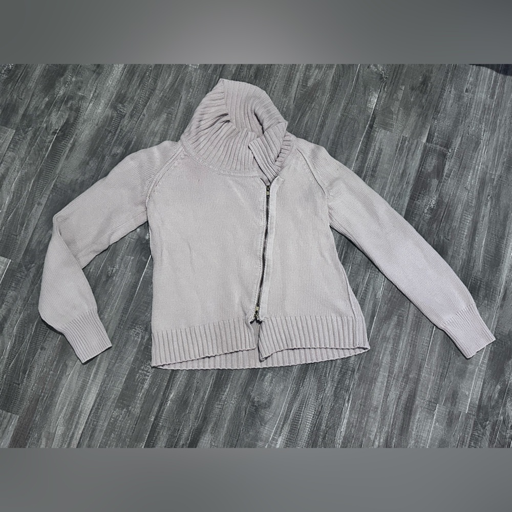 J. Crew Light Pink Cowl Neck Sweater